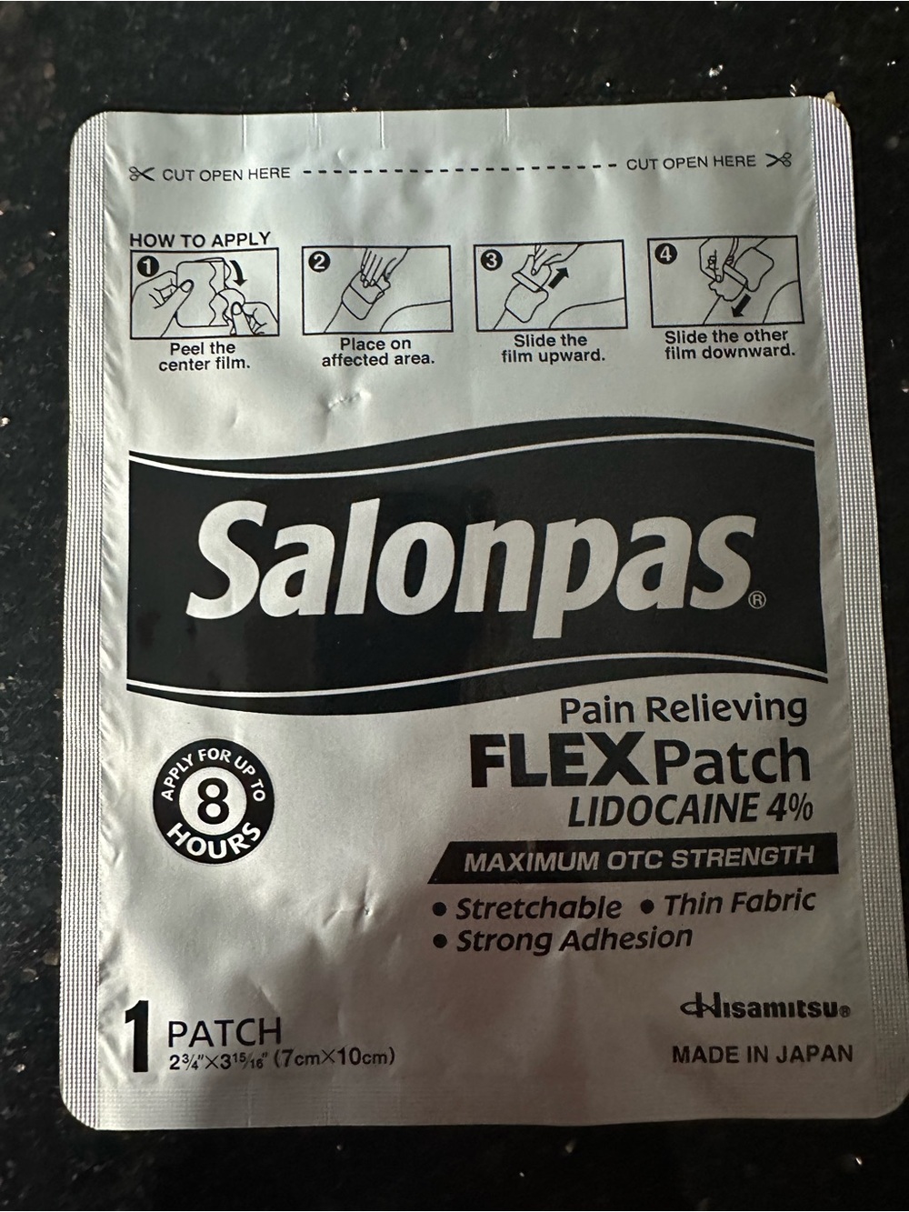Salonpas Pain Relieving Flex Patch 1 patch NEW